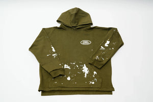 Love Vs Money Hoodie - Army Green