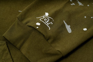 Love Vs Money Hoodie - Army Green